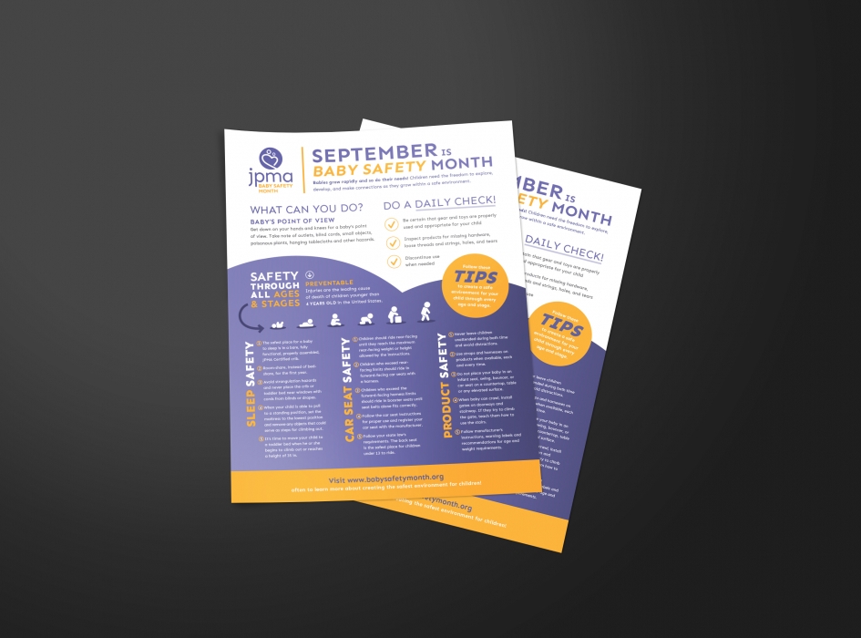 JPMA Baby Safety Month Infographic