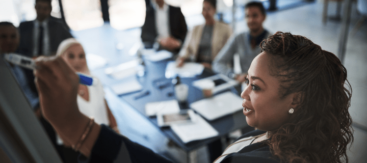 Professional development session with teacher