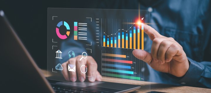 A person using data to drive membership growth