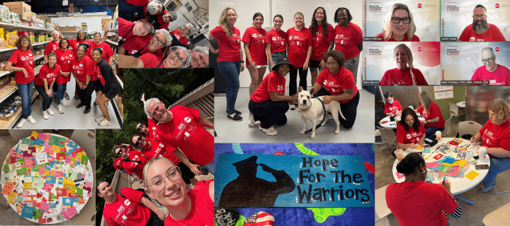 Collage of the AH Day of Service